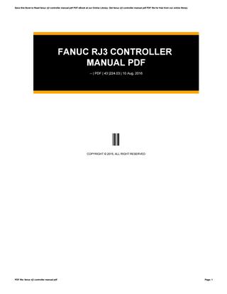 Fanuc Rj3ib Controller Manual
